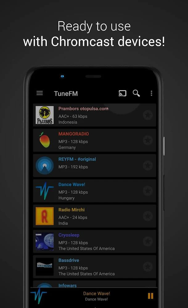 TuneFm v1.10.22 MOD APK (Premium Unlocked)