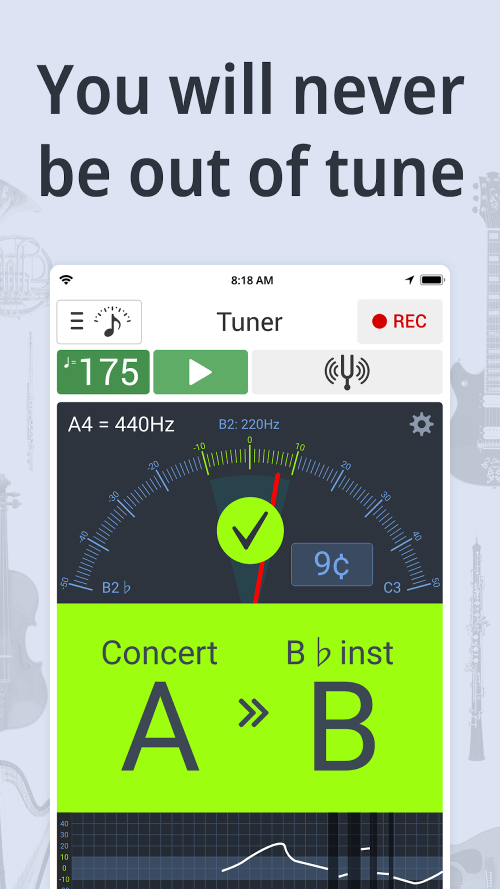 Tuner Metronome v7.51 MOD APK (Premium Unlocked)