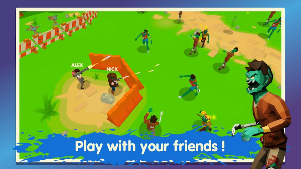 Two Guys & Zombies 3D v0.32 MOD APK (Free Shopping)