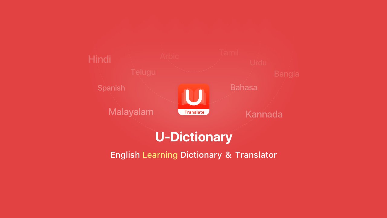 U-Dictionary MOD APK 5.0.13 (Pro Unlocked)