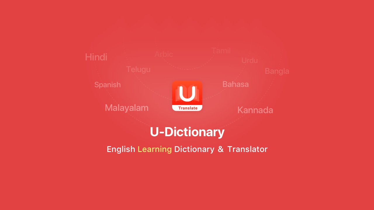 U-Dictionary MOD APK 6.6.7 (Pro Unlocked)