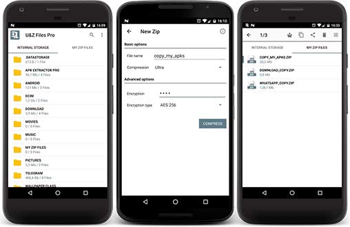 UNZIP & ZIP FILES PRO 3.0.0 Unlocked Apk for Android