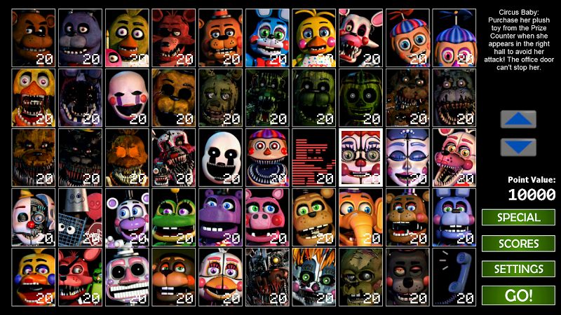 Ultimate Custom Night v1.0.3 APK (MOD, Unlocked All)