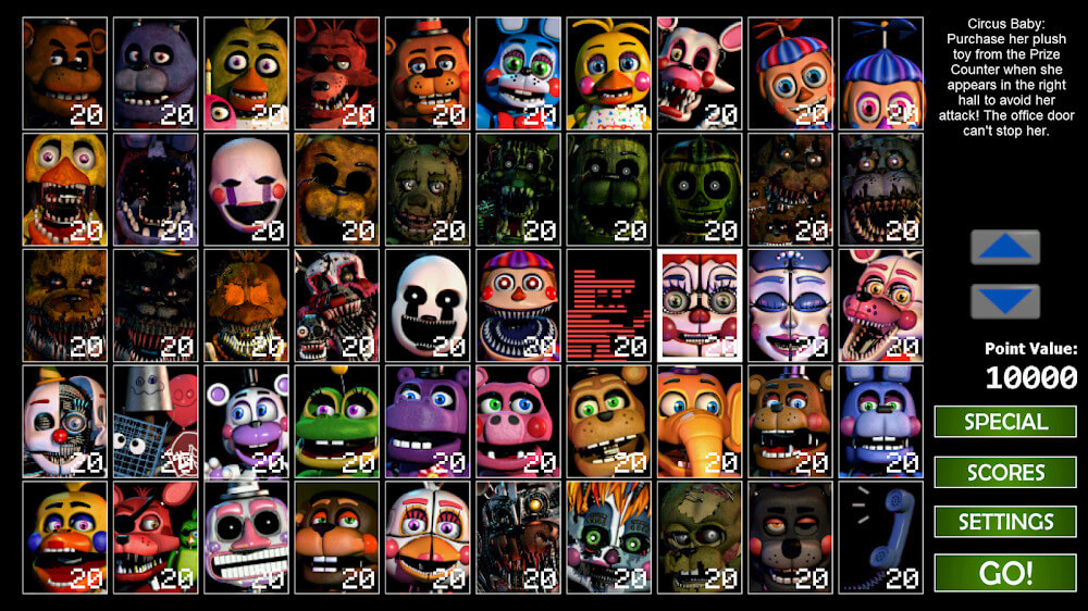 Ultimate Custom Night v1.0.7 APK (MOD, Full Game Unlocked)