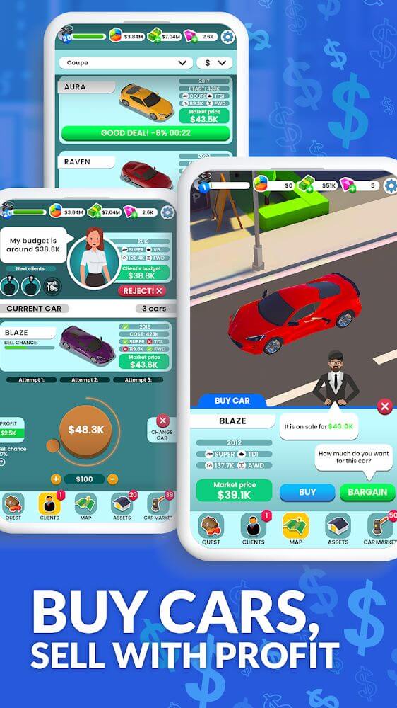 Used Car Dealer 2 v1.0.39 MOD APK (Unlimited Money)