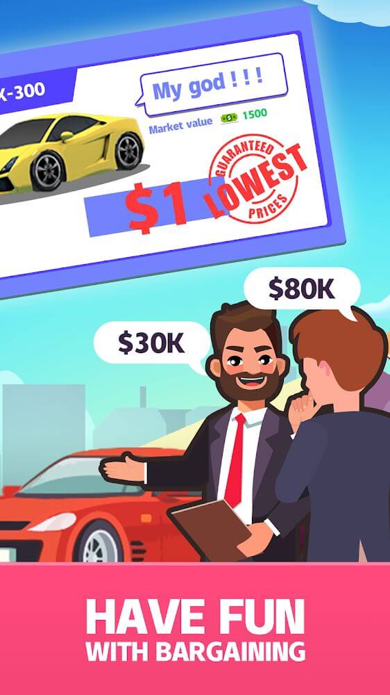 Used Car Dealer Tycoon v1.9.924 MOD APK (Unlimited Money)