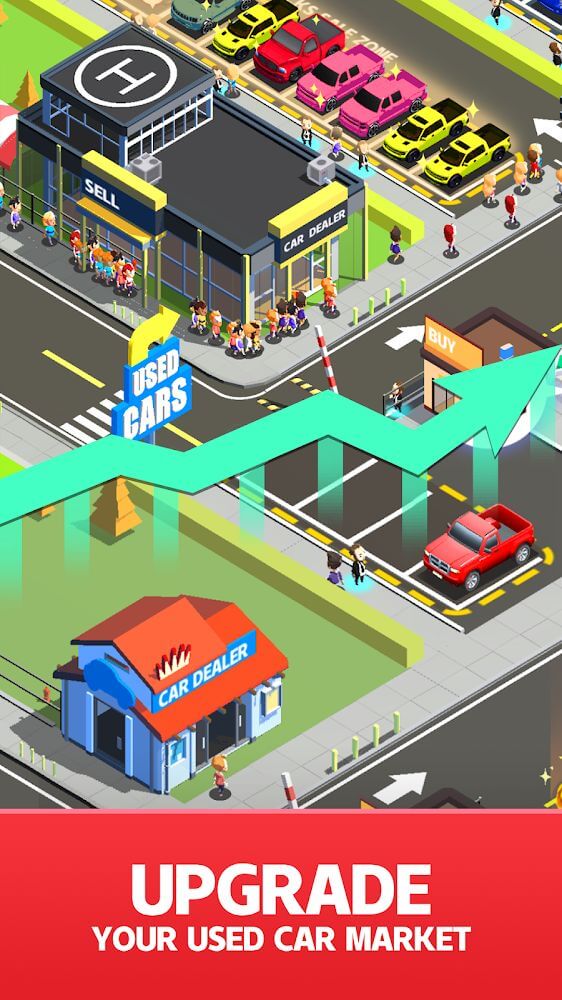 Used Car Dealer Tycoon v1.9.924 MOD APK (Unlimited Money)