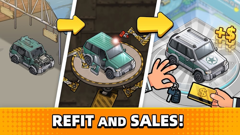 Used Car Tycoon Game v23.6.11 MOD APK (Unlimited Money)