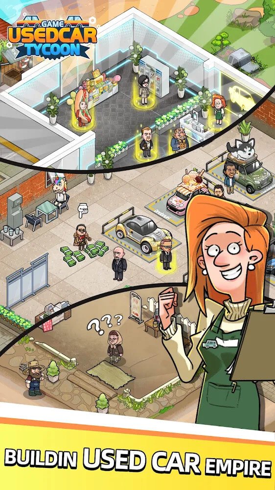 Used Car Tycoon Game v8.7 MOD APK (Free Rewards)