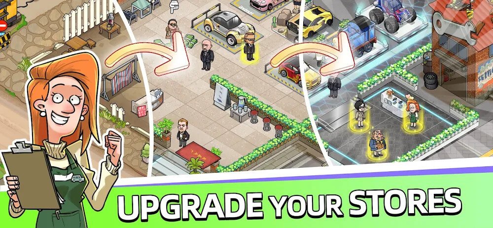 Used Car Tycoon Game v8.7 MOD APK (Free Rewards)