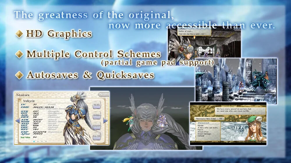 VALKYRIE PROFILE: LENNETH v1.0.7 APK + OBB (Mod Menu)