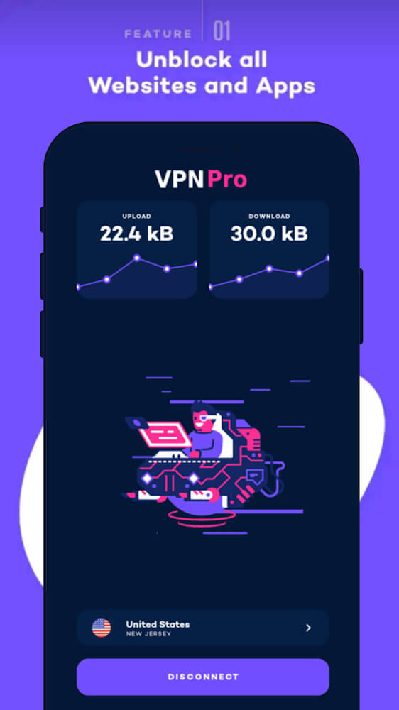 VPN Pro - Pay once for life v3.2.4 APK (Paid)