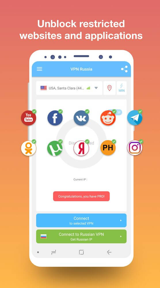 VPN Russia: Get Russian IP v1.155 APK + MOD (Pro Unlocked)