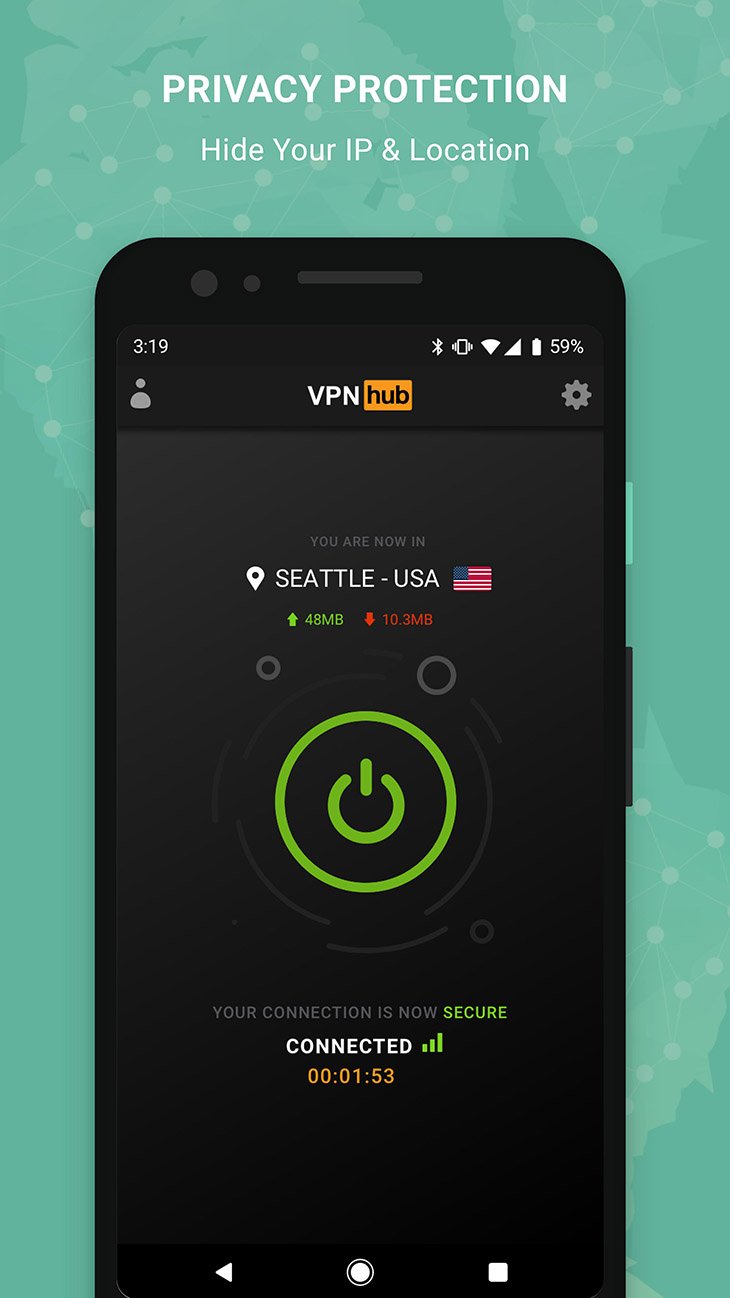 VPNhub MOD APK 3.25.1-mobile (Premium Unlocked)