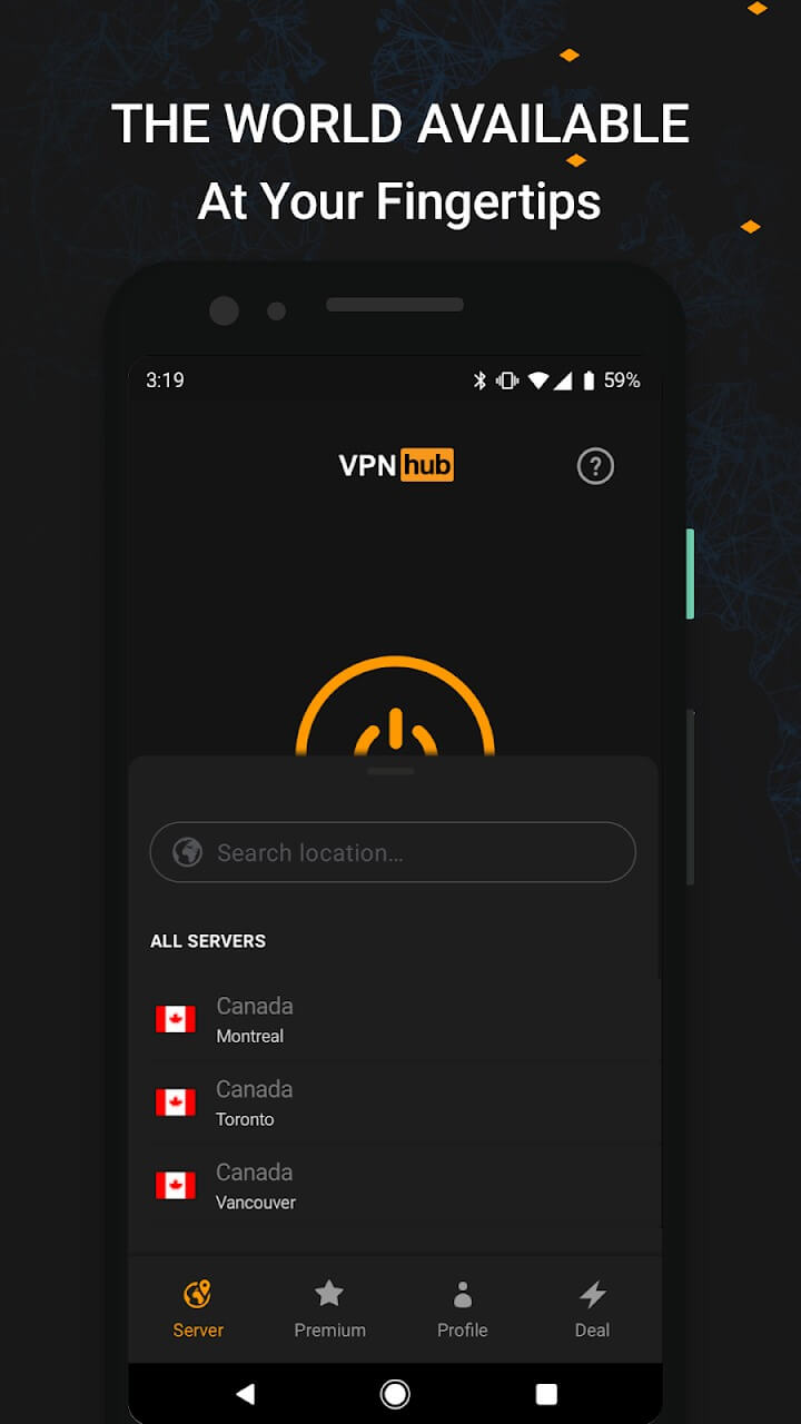 VPNhub MOD APK (Premium Unlocked) v3.15.3-mobile