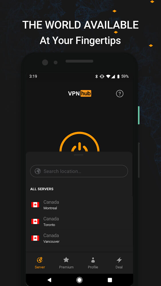 VPNhub v3.25.1-mobile APK + MOD (Premium Unlocked)