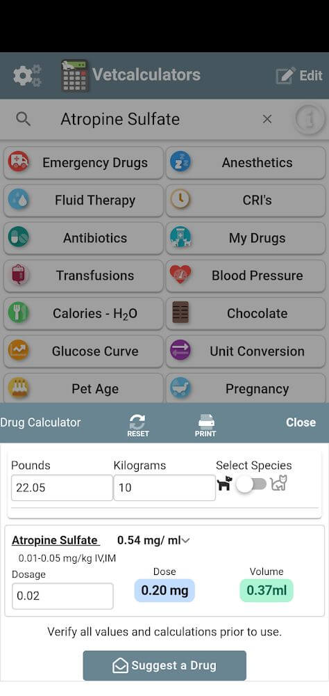 Vetcalculators v2.9.98 APK (Paid)