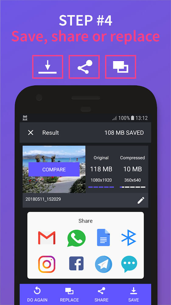 Video Compressor Panda v1.2.17 MOD APK (Premium Unlocked)