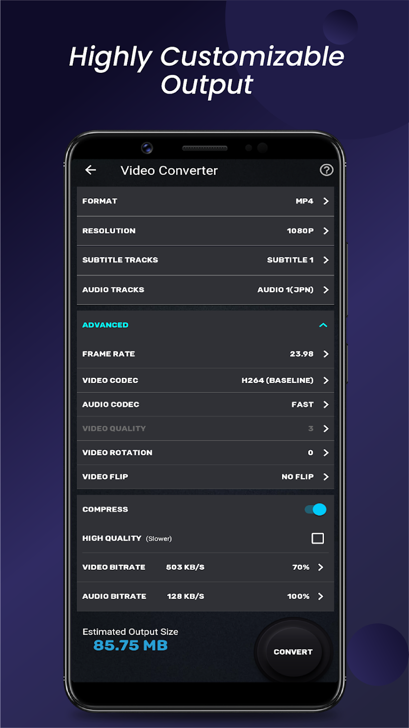 Video Converter, Compressor MOD APK 1.6.2 (Premium Unlocked)