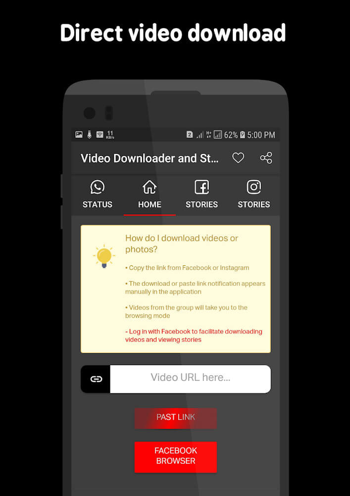 Video Downloader and Stories v9.7.5 MOD APK (Pro Unlocked)