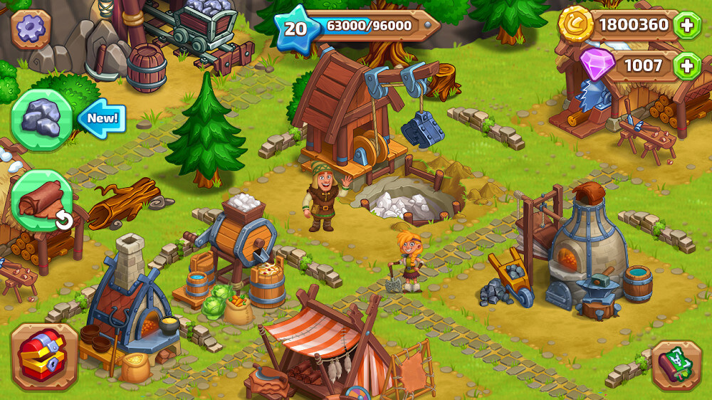 Vikings and Dragon Island Farm v1.47 MOD APK (Unlimited Money)