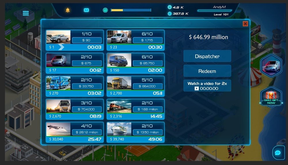 Virtual Truck Manager 2 v1.0.20 MOD APK (Free Rewards) Download