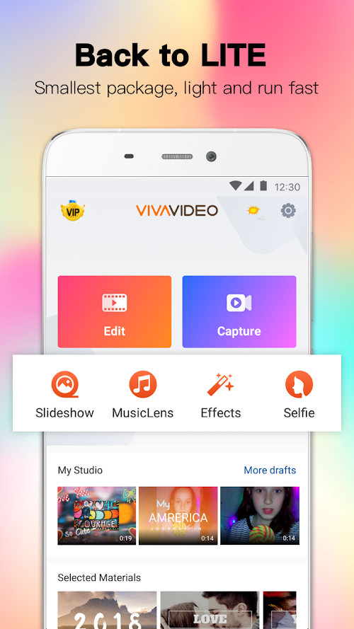 VivaVideo Lite v1.2.0 APK + MOD (Premium Unlocked) Download