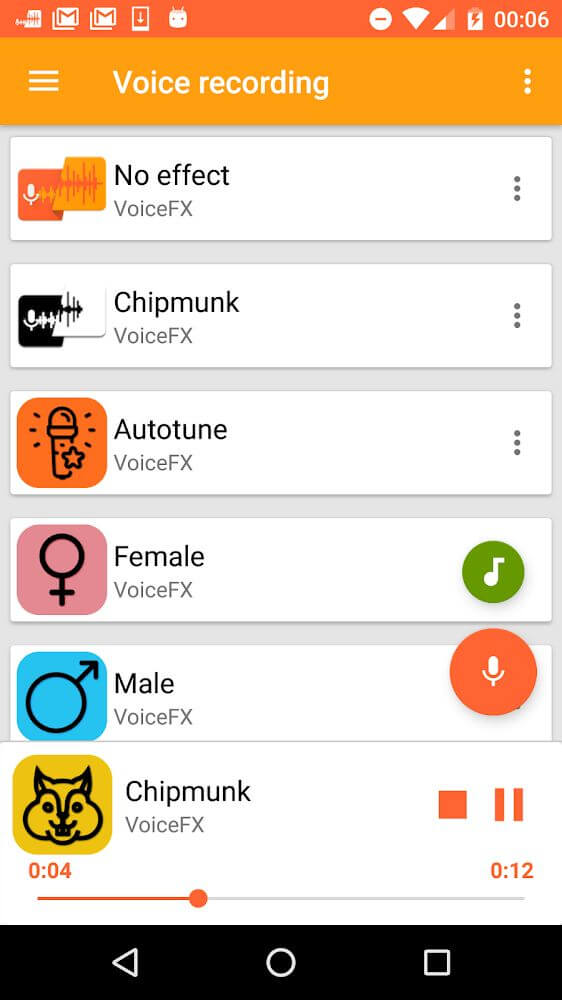 VoiceFX v1.2.2b APK + MOD (Pro Unlocked)