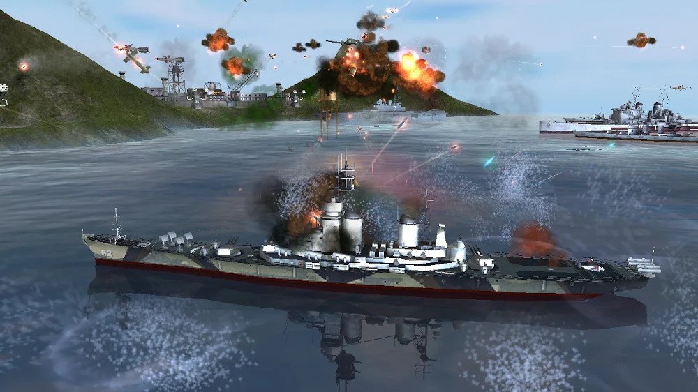 WARSHIP BATTLE: 3D World War II v3.4.1 MOD APK (Unlimited Money)