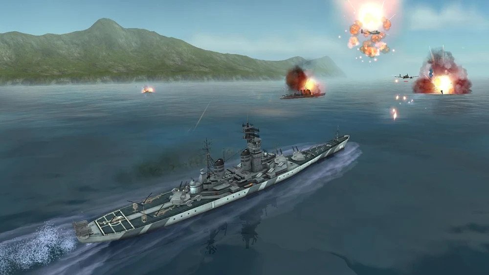 WARSHIP BATTLE: 3D World War II v3.4.1 MOD APK (Unlimited Money)