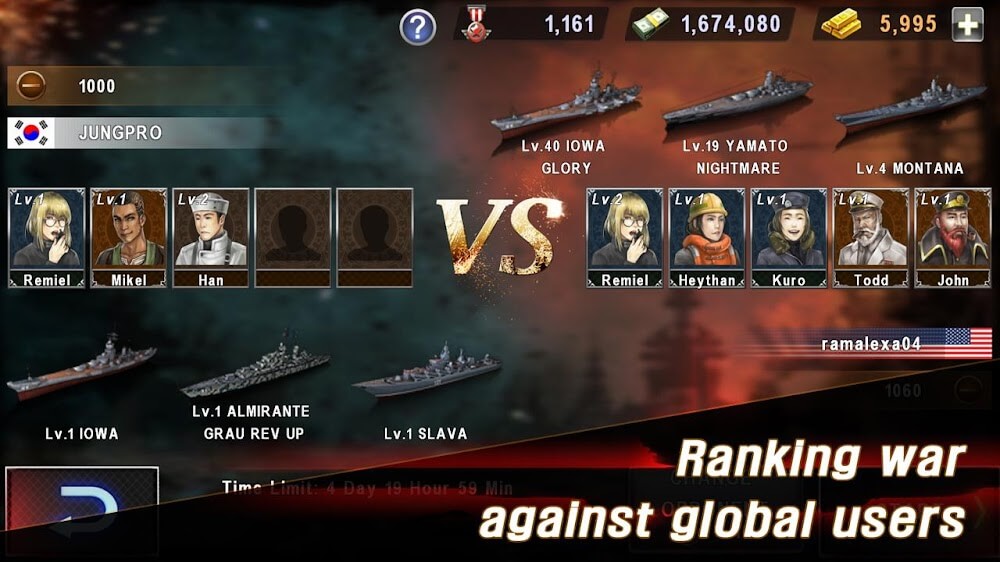 WARSHIP BATTLE v3.8.7 MOD APK (Unlimited Money)