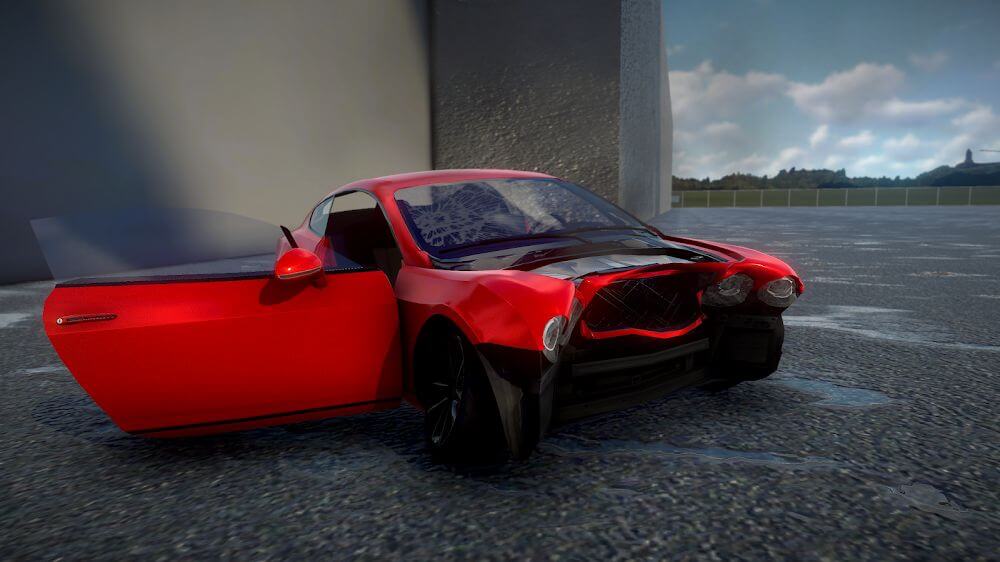 WDAMAGE: Car Crash Engine v252 MOD APK + OBB (Unlocked Cars/Map)