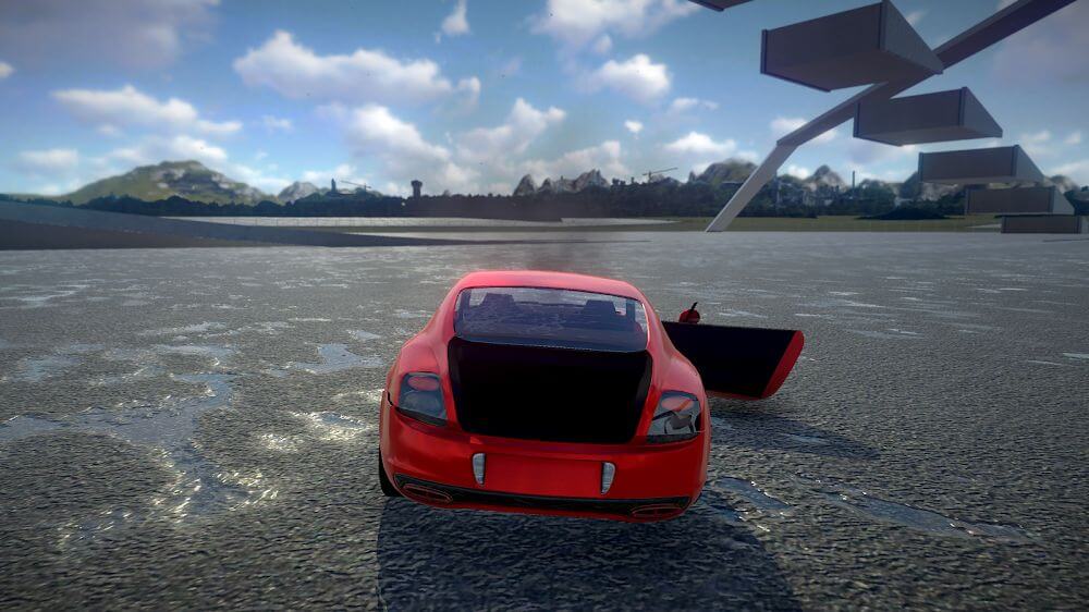 WDAMAGE: Car Crash Engine v252 MOD APK + OBB (Unlocked Cars/Map)