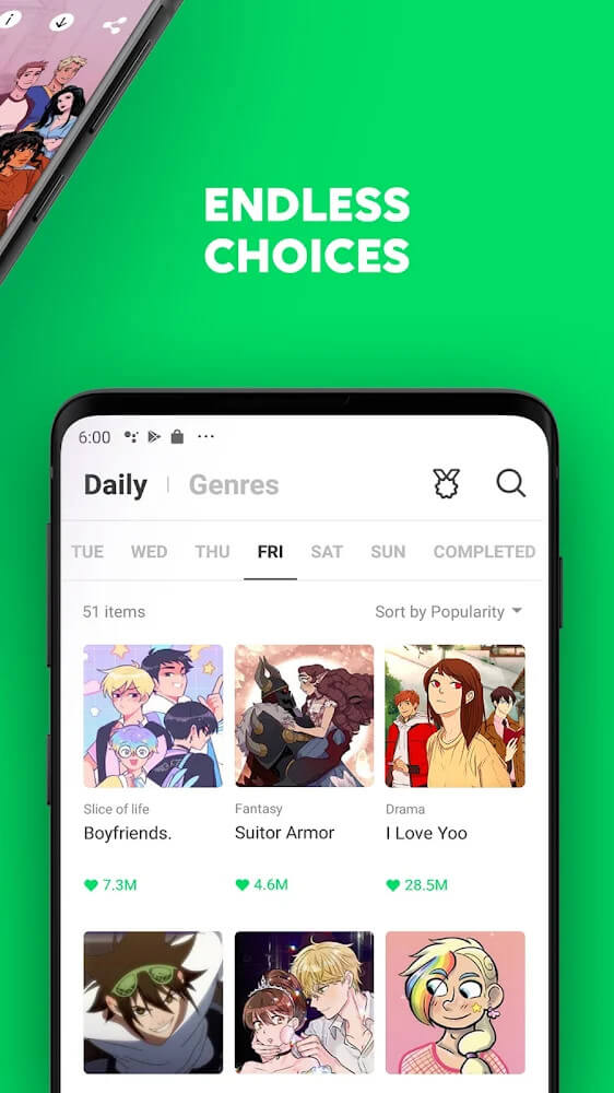 WEBTOON v3.3.7 MOD APK (No ADS/Unlocked)