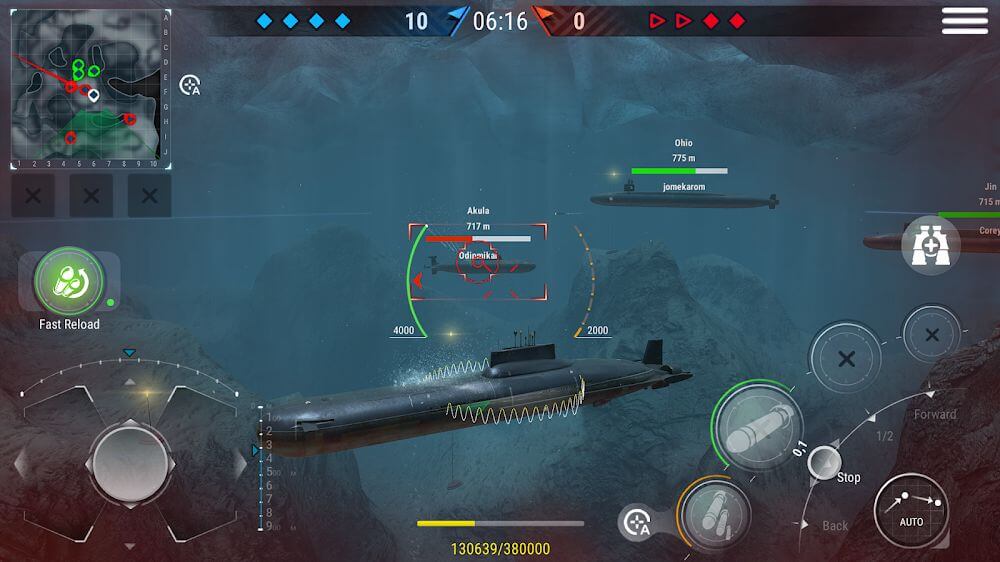 WORLD of SUBMARINES: Navy PvP v2.1 MOD APK (Mega Mod)