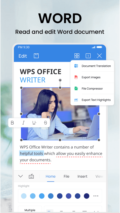 WPS Office Lite v18.12 MOD APK (Premium Unlocked)