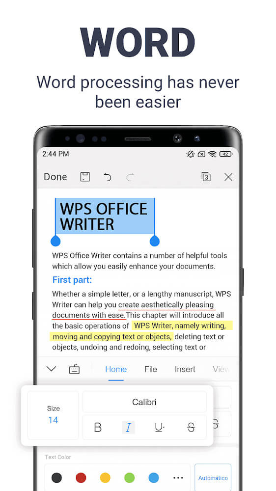 WPS Office v18.12.1 MOD APK (Premium Unlocked)