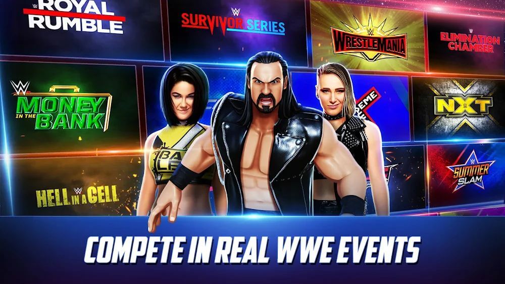 WWE Mayhem 1.68.134 MOD APK (Menu/Damage multiplier/Unlimited Money)