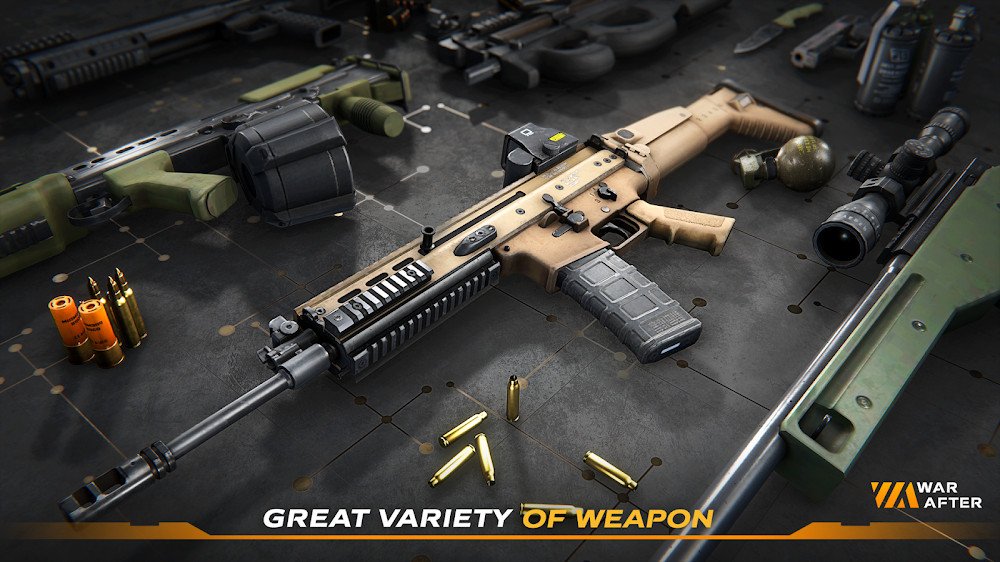 War After: Shooter v0.984 MOD APK (Unlimited Ammo/Free Reward)