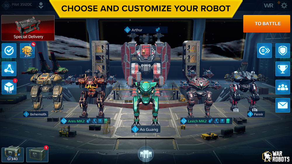 War Robots MOD APK + OBB v7.8.1 (Inactive Bots/ Unlimited Bullets)