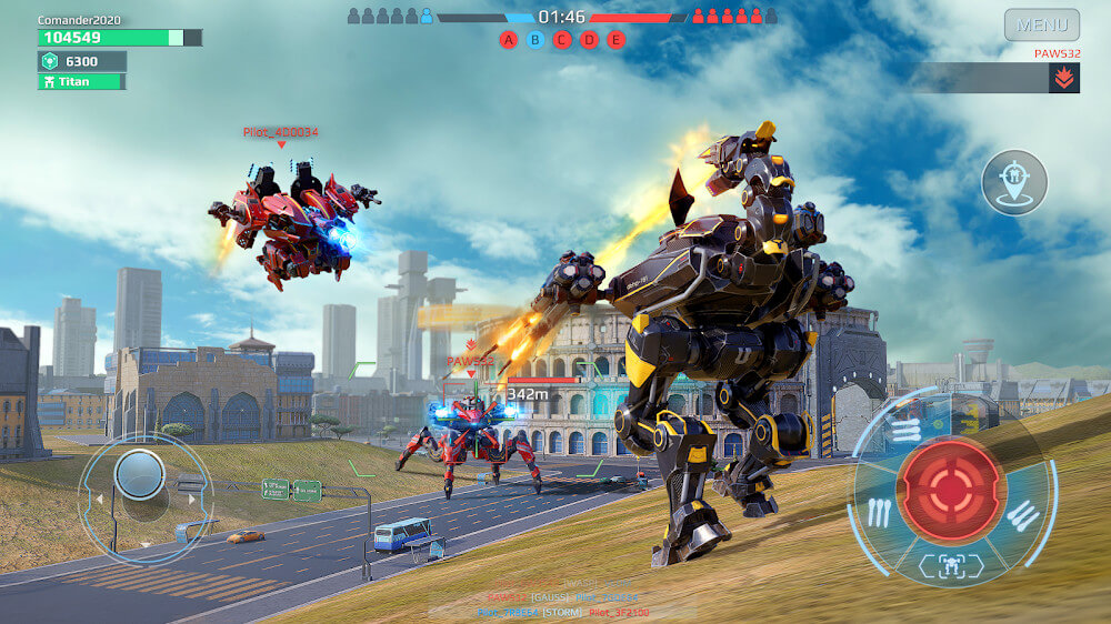 War Robots v10.3.0 MOD APK (Menu, Speed, Jump, Dumb Enemy)