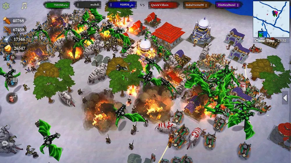 War of Kings v84 MOD APK (Free Building) Download for Android