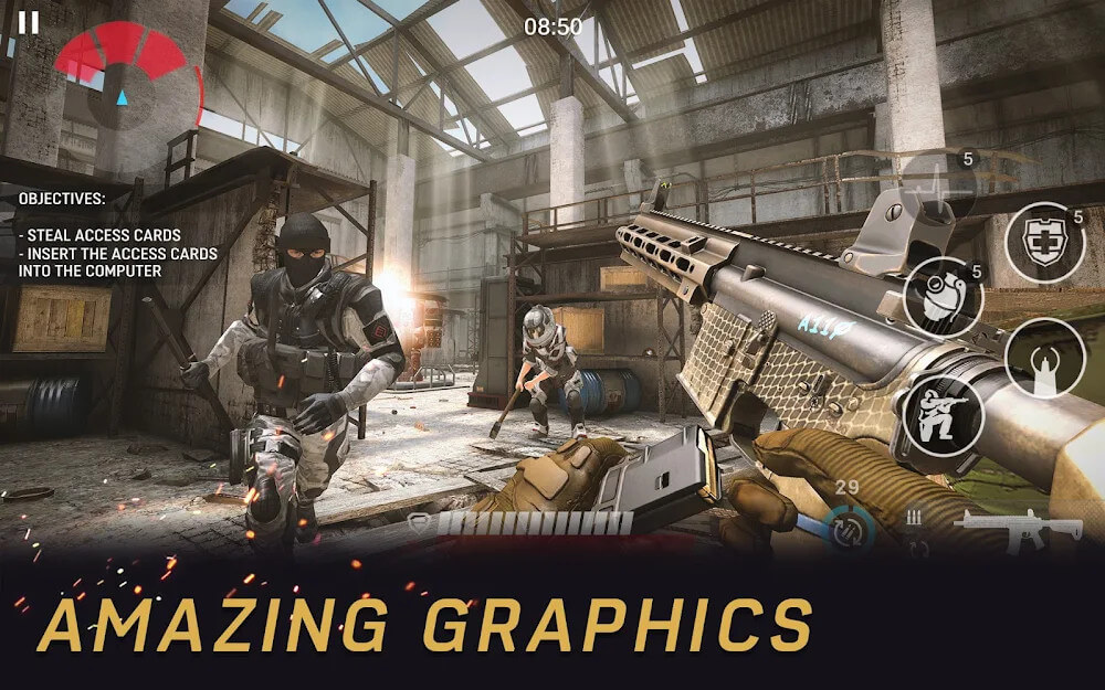 Warface GO v3.8.1 MOD APK + OBB (Wallhack, Chams)