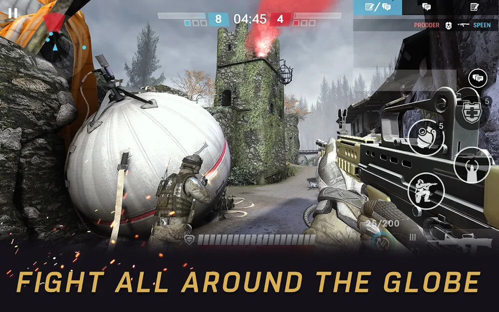 Warface GO v3.8.1 MOD APK + OBB (Wallhack, Chams)