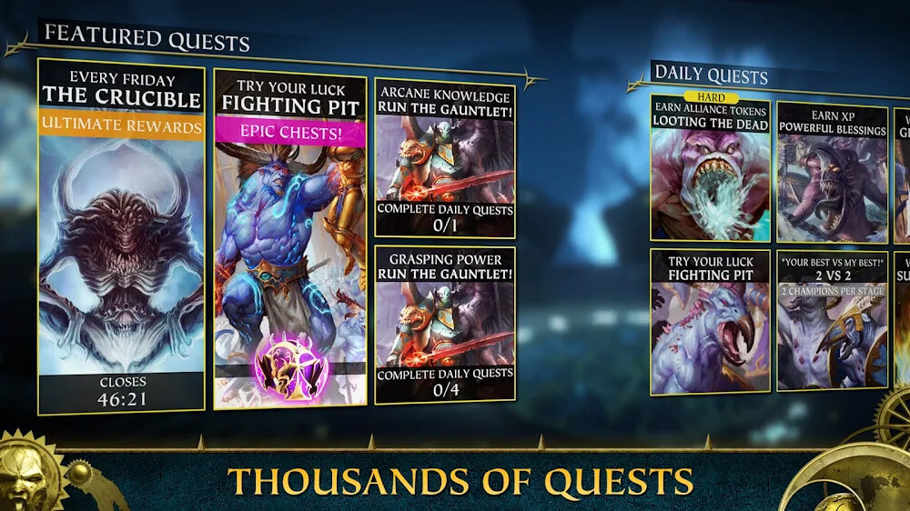 Warhammer Quest: Silver Tower v2.4005 MOD APK (Menu/God Mode, Money)