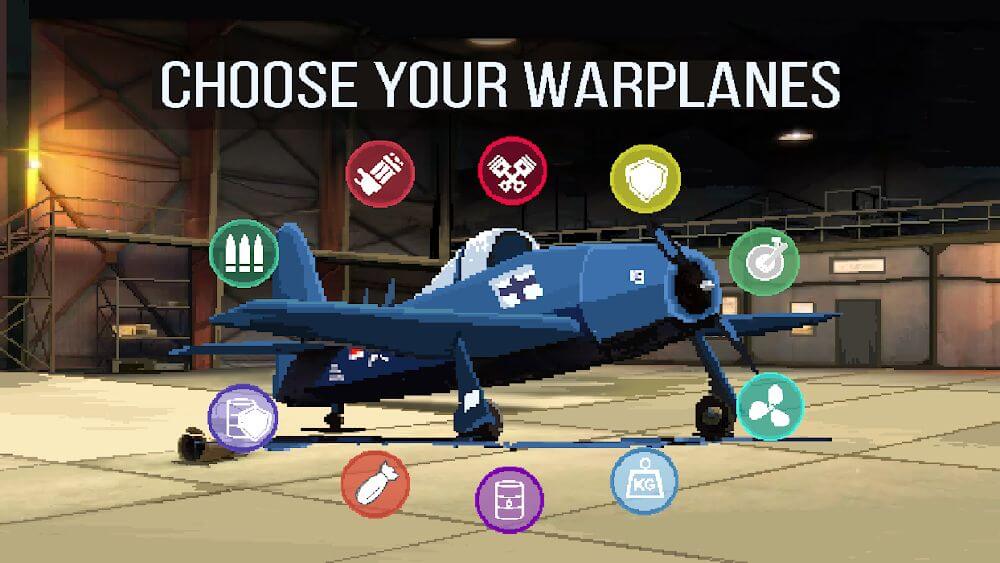 Warplanes 1944 WW2 War Flight v1.9 MOD APK (Free Shopping)