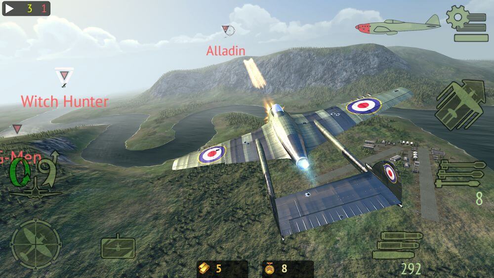 Warplanes: Online Combat v1.6.1 MOD APK (Gold, Premium Planes)