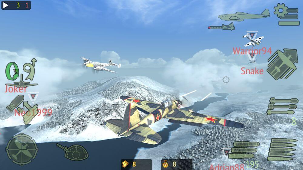 Warplanes: Online Combat v1.6.1 MOD APK (Gold, Premium Planes)