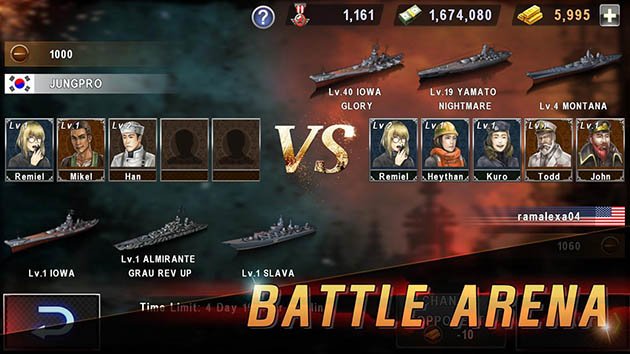 Warship Battle: 3D World War II MOD APK v3.6.7 (Unlimited Money)