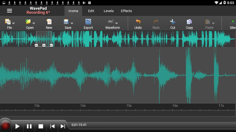 WavePad Audio Editor v19.31 APK (Paid)